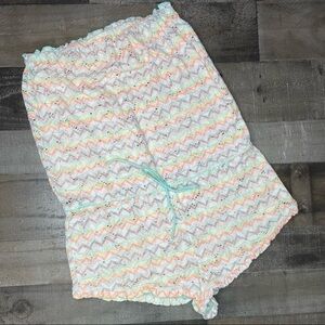 Victoria’s Secret Multicolored Swimsuit Romper Coverup Medium